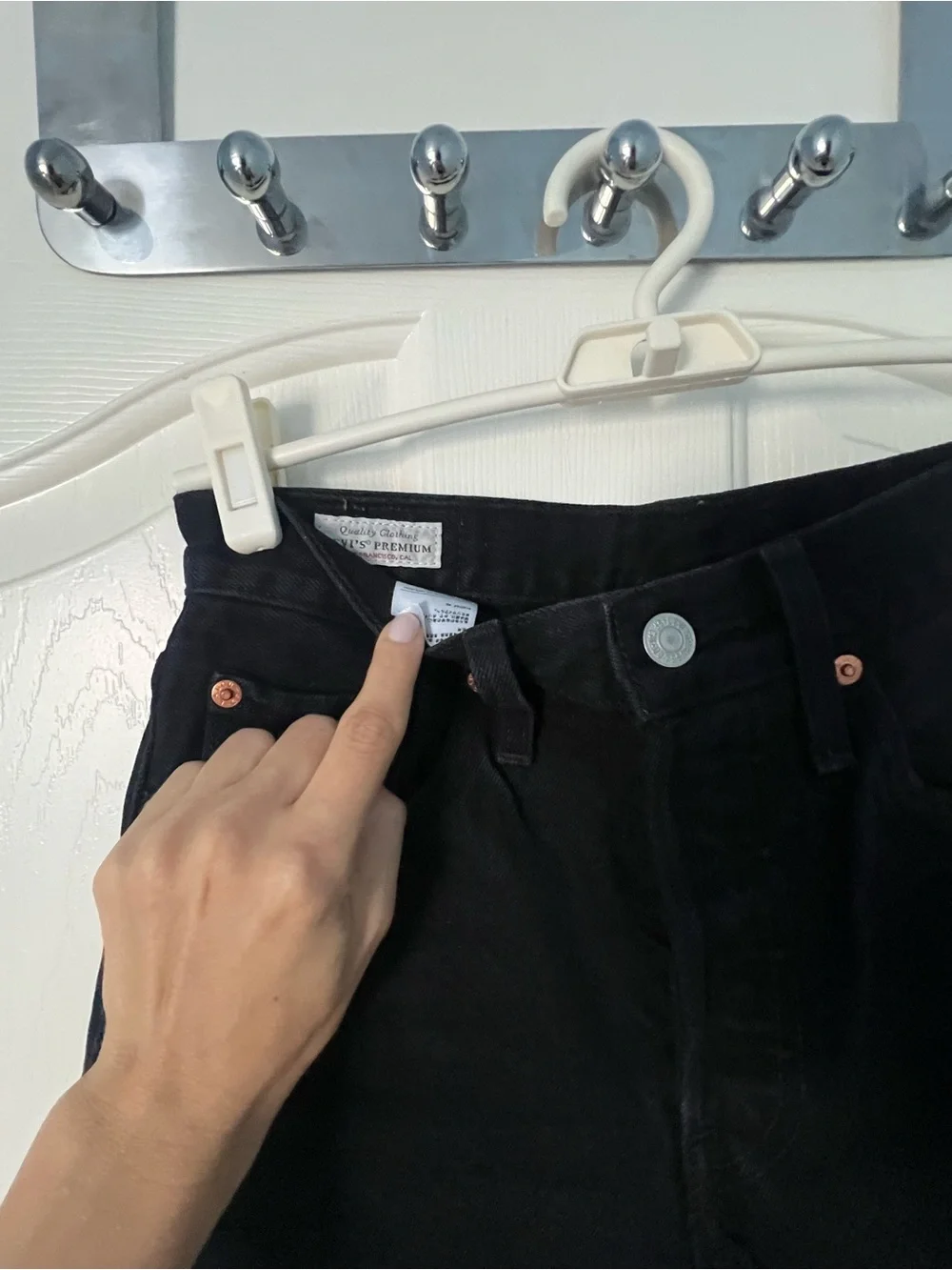 Classic Levi’s 501 True Black Jeans